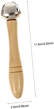Wooden Rattle Toy 4 Pack Handheld Rhythm Handbell for Babies - Image 2