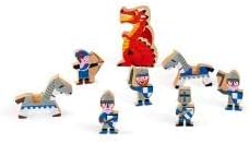 Janod Story Box - Fortified Castle Play Set - 9 Pieces - Ages 3+ - J08582 - Image 4