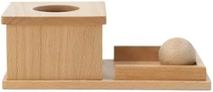 Montessori Permanent Target Box with Tray & Ball, Fine Motor & Hand-Eye Coordination Toy for Toddlers 8 Months+ - Image 2