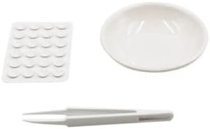 Montessori Tweezers Transfer & Sorting Set, with Wooden Tray, Ceramic Bowl, Plastic Tweezers & Sorting Board - Image 2