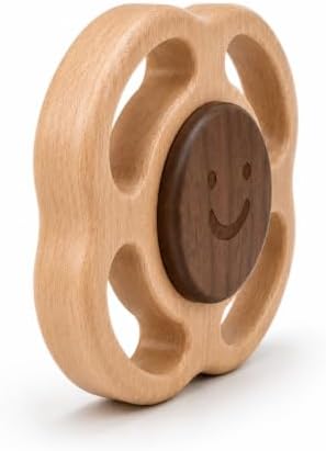 Wooden Teether for Babies | No Paint or Coatings | Real Wood | HippoToys - Image 2
