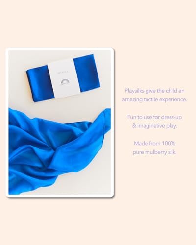 Sarah's Silks Playsilk - 100% Real Silk, Hand Dyed, Bright Colored Play Scarves | Montessori and Waldorf Toys for Dress up, Imaginative, and Pretend Play (35" x 35") - Image 5