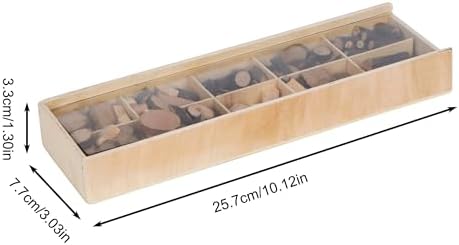 Candywood Wooden Unfinished Craft Kits Toy,Unfinished Natural Wood Slices Loose Part Play,DIY Wood Slices Kit for Toddler 3+ (UN_S) (Pack of 2) - Image 2