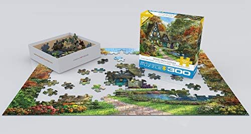 EuroGraphics White Swan Cottage by Dominic Davison 300-Piece Puzzle (Small Box), Multicolor - Image 3