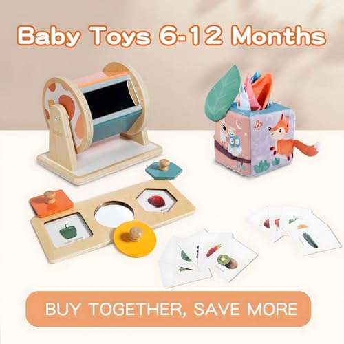 Twefex Montessori Toys for Babies 6-12 Months - 3 in 1 Baby Toys Play Kit - Image 2