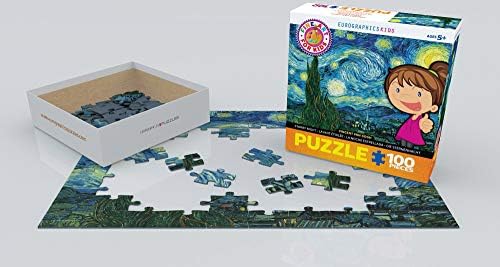 EuroGraphics Starry Night by Vincent Van Gogh 100-Piece Puzzle - Image 3