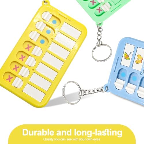 Portable Visual Schedule Keychain for Kids & Adults with, Detachable ADHD Routine & Chore Chart Board - Image 7
