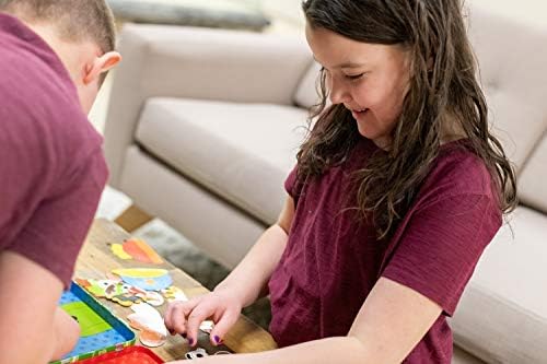 Bendon T.S. Shure Create Funny Faces Magnetic Activity Tin with Illustrated Magnet Play Sheets + Double-Sided Playcards Travel & Screen-Free Play Set for Kids Ages 3 and Up - Image 7