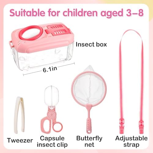 Biubee Bug Catcher for Kids, Bug Catching Kit Gifts with Butterfly Net Toys - Image 7