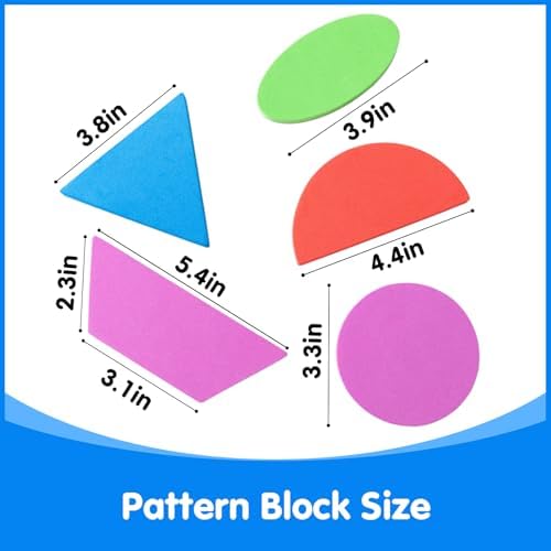 Mini Number Pops 1-10 – Magnetic Pattern Blocks 10 Shapes– Alphabet Learning Toys, Preschool Educational Toys for Classroom - Fun and Engaging Matching Game - Image 7