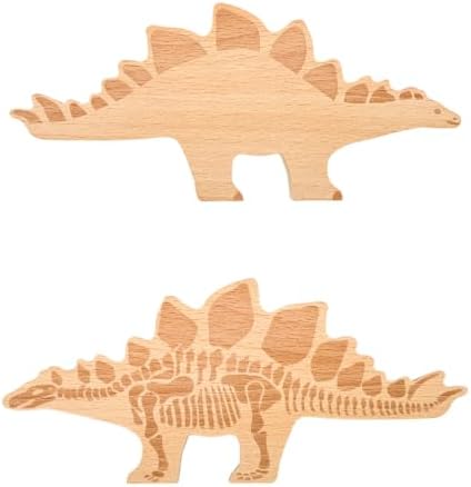 tickit Wooden Dinosaur Blocks | Set of 10 | Ages 10m+ | Open Ended Pretend Play Toy for Babies and Toddlers | Encourage Imagination - Image 7