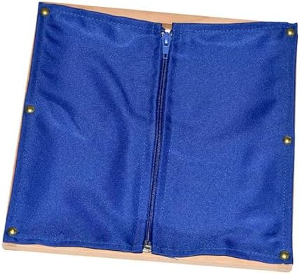 Dressing Frame Life Skills Development Toy Professional Basic Life Skill for Preschool Gifts Educational Early Learning Tool, Zipper - Image 7