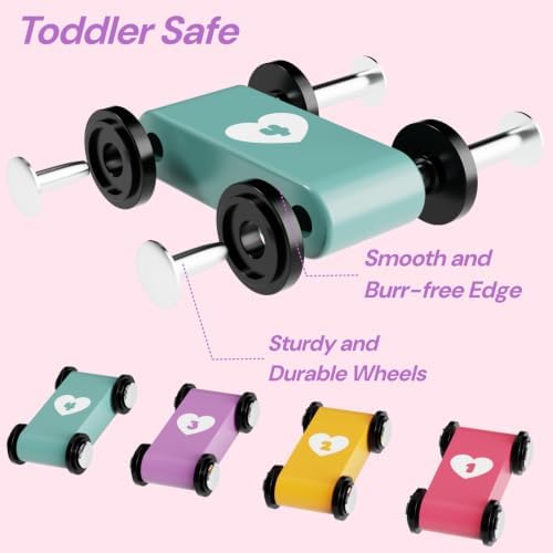 Montessori Toddler Toys for 1-2 Year Old Girls, First Birthday Gifts, Pink - Image 7