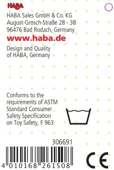 HABA 306691 - Rattle Figure Seal, Grasping Toy from 6 Months, Made in Germany - Image 2