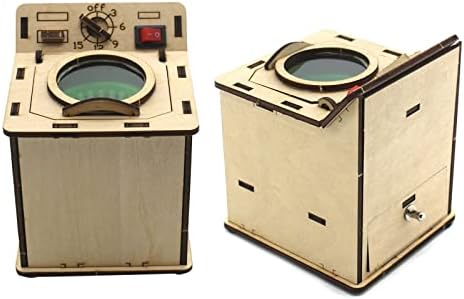 harayaa Wooden Science Experiment Kid Toy Washing Machine for Homeschool - Image 7