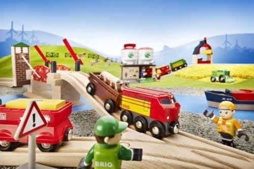 BRIO World Lifting Bridge - Moveable Wooden Train Accessory - FSC-Certified - Compatible with All BRIO Railway Sets - Includes 1 Lift & 2 Tracks - Creative Fun & Development - Kids Ages 3 & Up - Image 2