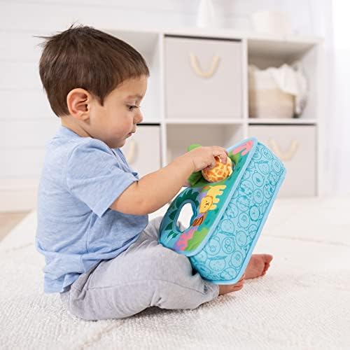 Melissa & Doug Rollables Take-Along Tote with Giraffe Infant and Toddler Toy (2 Pieces) - Image 2