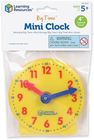 Learning Resources Big Time Mini Clock - Image 5
