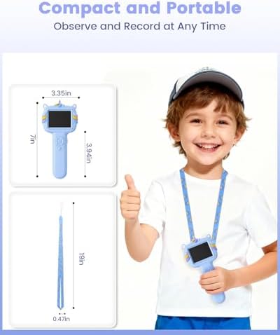 Kids Microscope Outdoor Toys - Handheld Microscopes Autofocus - Image 7