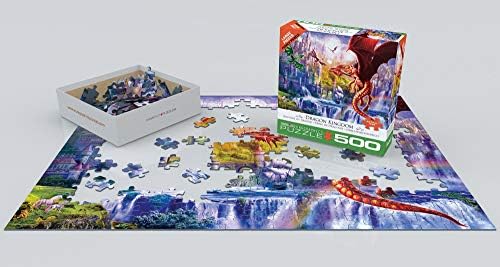 EuroGraphics (EURHR Dragon Kingdom 500Piece Puzzle 500Piece Jigsaw Puzzle - Image 3