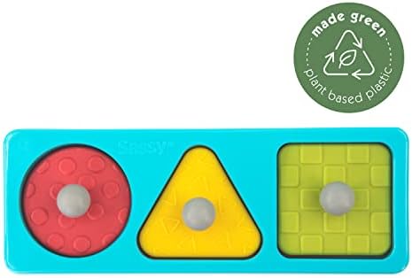 Sassy Eco Peek-a-Boo Puzzle | Made Green with Plant-Based Plastic | STEM Learning 6+ Months - Image 2
