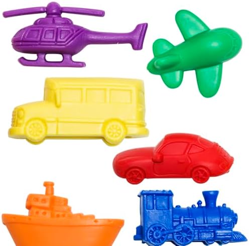 Make Math and Learning Fun with These Colorful Transportation Counters! Perfect for Early Math Skills, Sorting, Patterning, and Imaginative Play. Hands-on Learning at School or Home.Set of 24 - Image 2