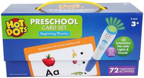Educational Insights Hot Dots Beginning Phonics Preschool Card Set - Image 7