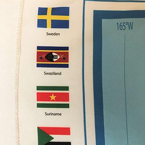 Large World Map Tapestry Wall Hanging For Kids Educational With Country Flags for Classroom Decor Kids Room Home Traveling Geography Students 60x80 In - Image 7