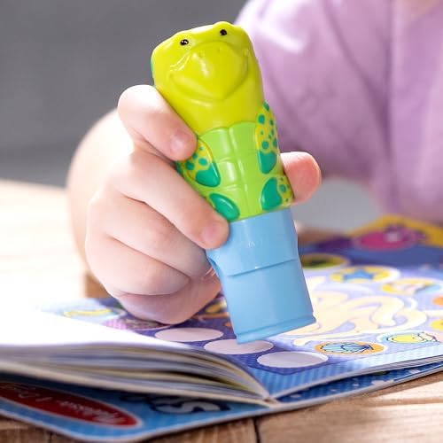 Melissa & Doug Sticker Wow!™ 24-Page Activity Pad and Sticker Stamper, 300 Stickers, Arts and Crafts Fidget Toy Collectible Character – Sea Turtle - for Kids Ages 3+ - FSC Certified - Image 6