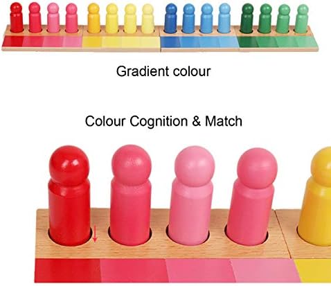 YHZAN Montessori Color Game Resemblance Sorting Task Sensorial Material Early Devlopment Toy Famlily Version - Image 5