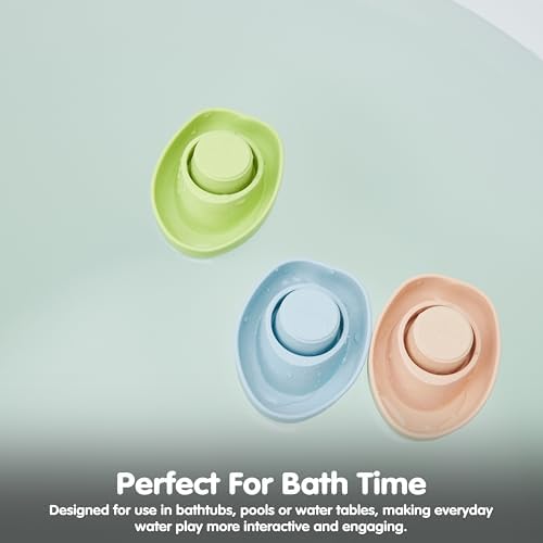 PlanToys® Pastel Green Rubber Convertible Boat Water & Sensory Play Toy - Image 7