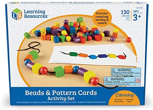 Learning Resources Beads & Pattern Cards Activity Set - Image 6