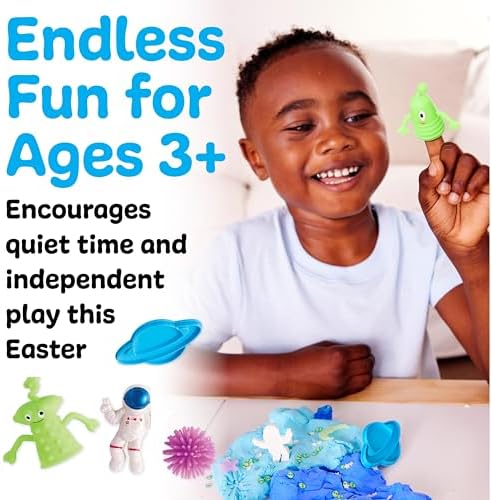 Creativity for Kids Sensory Table with 29-Piece Color Party Kit & 3 Themed Sensory Packs Bundle - Farm, Axolotl & Outer Space Activities (Ages 3+) - Image 6