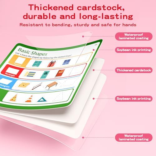 Preschool Learning Activities, Tracing Books for Kids Ages 3-5, Toddler Handwriting Practice Busy Book, ABC Alphabet Letter Number Tracing, Pre-K Kindergarten Workbook Activity Book for 3 4 5 Year Old - Image 7