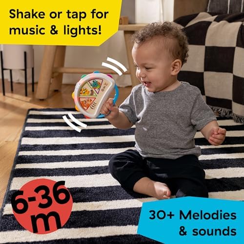 Baby Einstein + Hape Tap & Shake Magic Touch Tambourine, 6-36 Months - Image 2