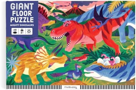 Mudpuppy - Mighty Dinosaurs 48 Piece Giant Floor Puzzle for Kids - Image 5
