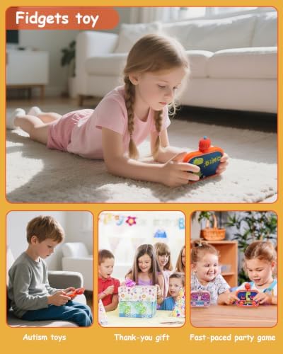 Handheld Water Game with Light – Water Ball Target Toy for Kids Ages 3+, Retro Fidget Toy, Screen-Free Car Travel Game, Road Trip Toy, Airplane Entertainment, Portable Autism-Friendly Gift - Image 7