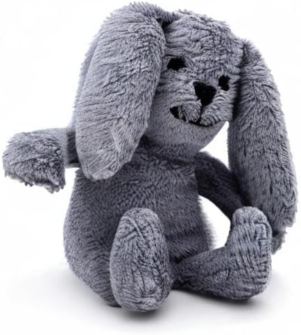 Thermal-Aid Zoo Mini — (Baxter The Bunny) — Mold-Resistant, Washable Hot & Cold Pack for Kids — Heating and Cooling Pad with Natural Corn Filling — Reusable Plush Toy
