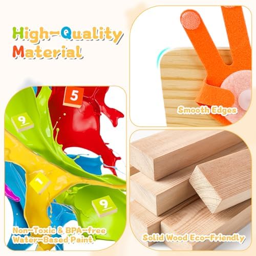 Learning Toys 3-5, Kids Math Educational Toys for Preschool Kindergarten - Image 7