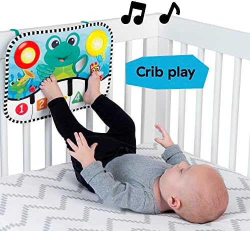 Baby Einstein Ocean Explorers Neptune's Kick & Explore Musical Kick Pad & Crib Toy, Tummy Time Mat, Learning Toy, for Ages 0 Months and up - Image 2