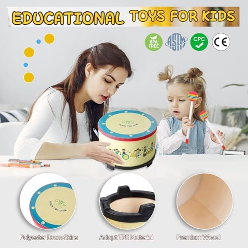 Musfunny Floor Tom Drum for Kids - Image 2