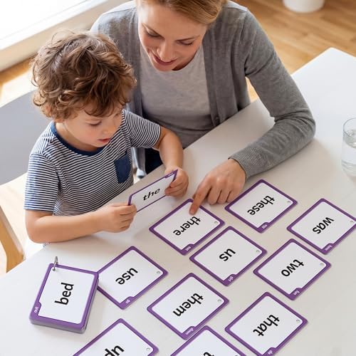 Torlam Sight Words Flash Cards for Kids Pre-Kindergarten,Learn to Read Digraphs CVC Blends Long Vowel Sounds Spelling Reading Phonics Games for 2-4 Years, Site Words Classroom Homeschool - Image 7