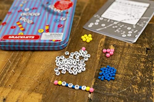 TS Shure by Bendon Friendship Bracelet Mini Craft Activity Tin with 190 Beads and Elastic Cord 51243 - Image 7