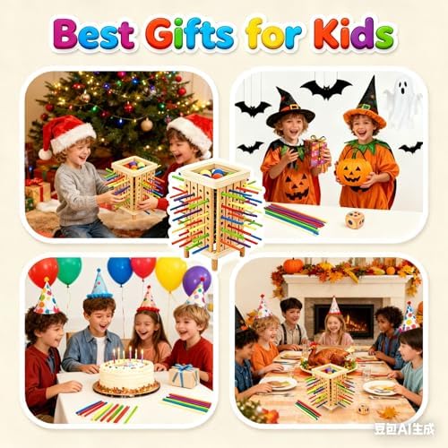 Pichoi Montessori Game Wooden Board Game - Multiplayer Family Travel Game - Math Educational Fine Motor Skills Toy for Boys Girls Ages 3-8, Perfect Holiday & Birthday Gift - Image 7