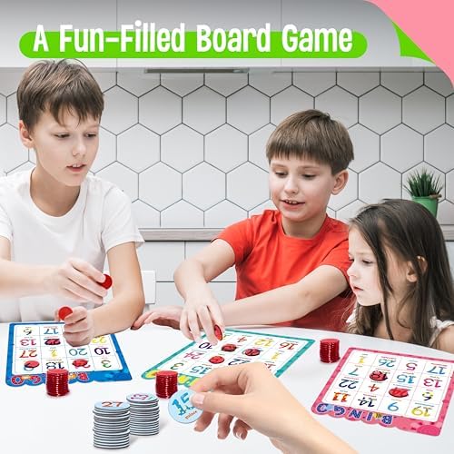 SpriteGru Spanish Bingo Game, 12 Bingo Board Spanish Letters, Numbers & Words Vocabulary Game, Early Educational Toys for Learning - Ages 4 and up, Perfect for Classroom & at Home (Up to 12 Players) - Image 7