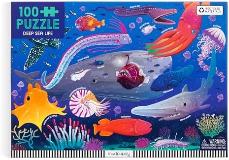 Mudpuppy - Deep Sea 100 Piece Jigsaw Puzzle for Kids - Image 5