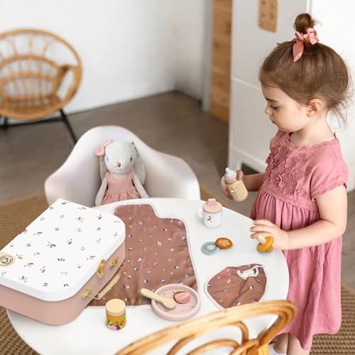 SPEEDY MONKEY My First Doll Set | Rabbit Baby Doll & Feeding Accessories - Image 2