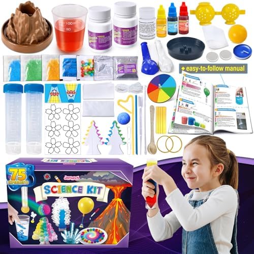 75 Experiments Science Kit for Kids, Chemistry Set, S.T.E.M Toys - Image 6