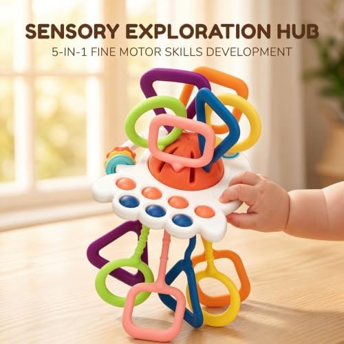 Montessori Pull String Sensory Toy for Toddlers - Image 2