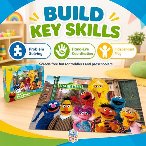 Sesame Street - Best Friends 36pc Floor Puzzle - Jigsaw Puzzle with Vibrant Artwork and Durable Pieces - Fun Family Activity, Brain Challenge, and Educational Entertainment for Kids, Teens, and Adults - Image 7